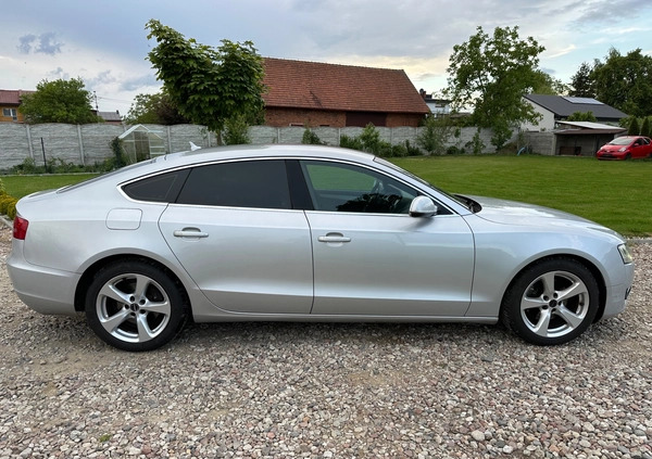 Audi A5 cena 38500 przebieg: 161710, rok produkcji 2009 z Żukowo małe 211